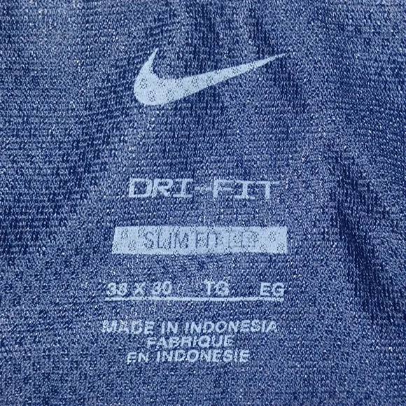 Nike Dri-Fit Vapor Slim Fit Golf Pants  Color-Blue NWT - Picture 6 of 9